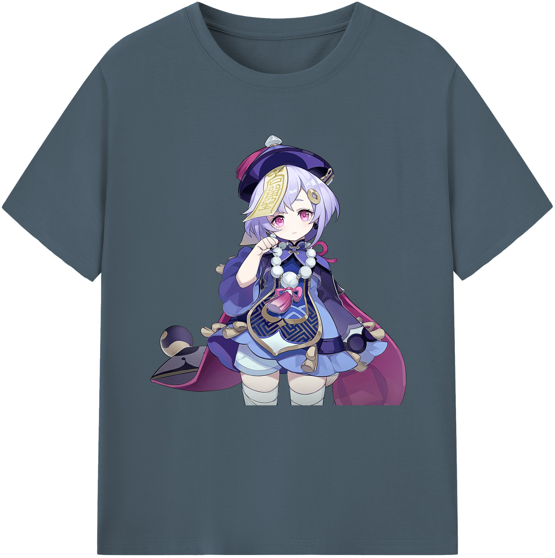 げんし神 七七 なな  genshin Nana 綿100％半袖Tシャツ（フロントプリント）